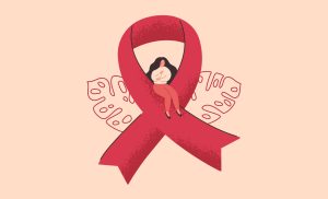Breast cancer ribbon